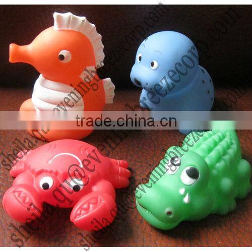 noctilucent luminous glow in dark rubber duck , luminous bath duck toy