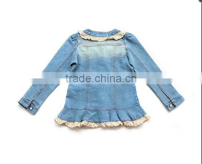 High quality Fashion Girl Pink Coat Child winter british jacket design