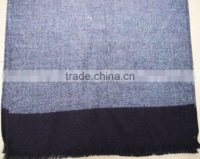 Fashion plain winter knit acrylic warm pashmina shawl
