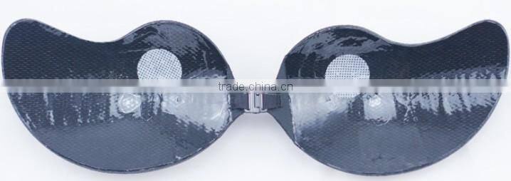 hot sale ladies sexy net underwear silicone boobs bra