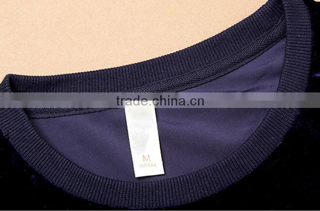 Wholesale Soft touch Crewneck tracksuit Custom Design velvet tracksuits for women