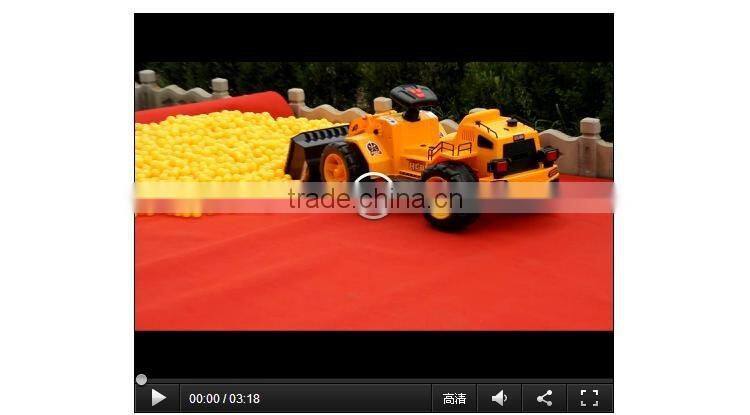 Yellow Big simulation electric truck for riding children