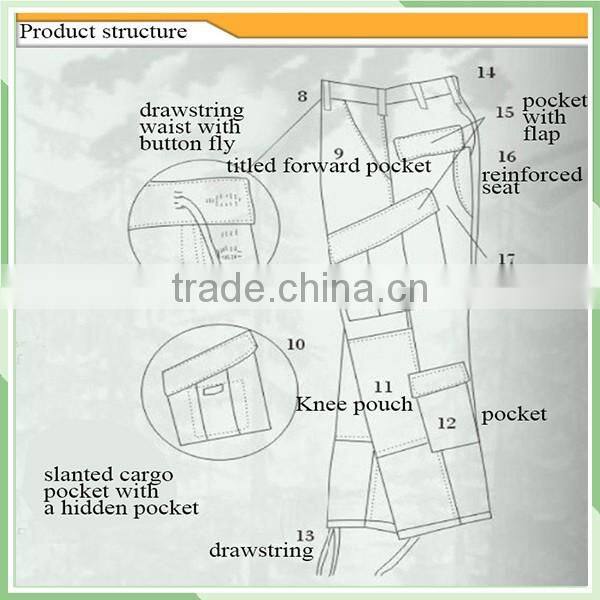 Security protection OEM military clothing