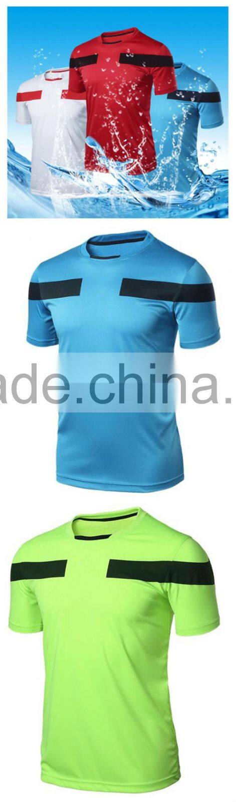 Summer Tops Mens O-neck Short Sleeve Casual Slim Sport Gym Training shirt