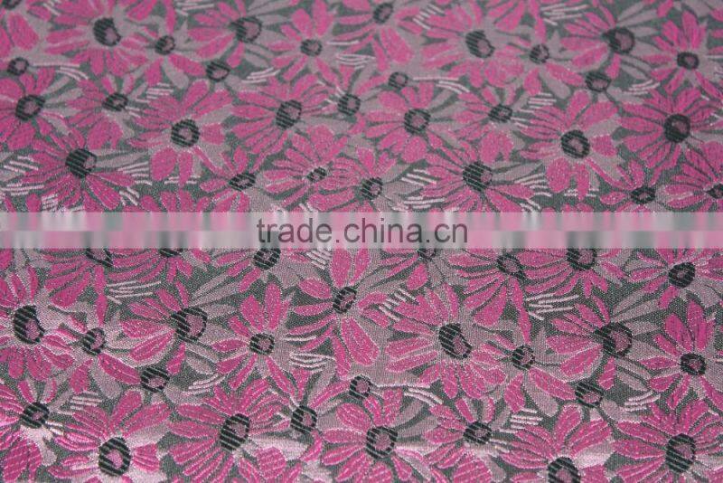 Women garment Jacquard fabric, cheap customize fabric
