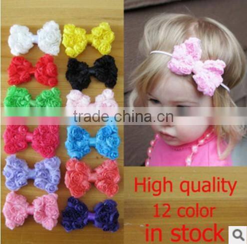 Kids Girls Baby Headband Toddler Bow Flower Hair Band Accessories Headwear
