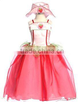 Wholesalers latest dress patterns for girls princess costume with butterfly bow in stock items latest dress