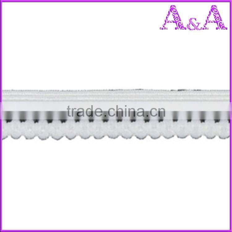 lace snap weave elastic band for sports bra