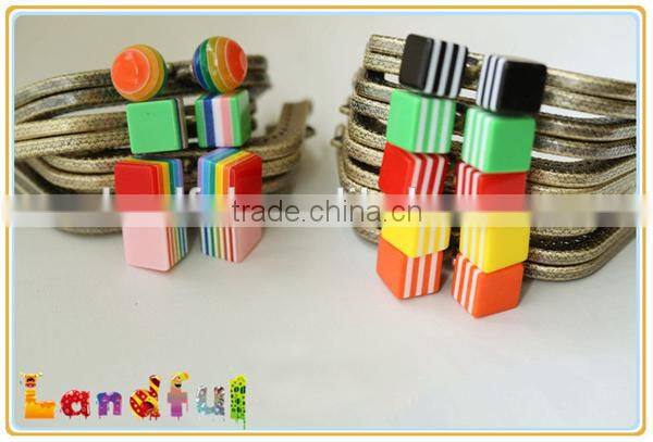 Rainbow Color Cube Coin Purse Women Bag Supplies Metal Purse Frame