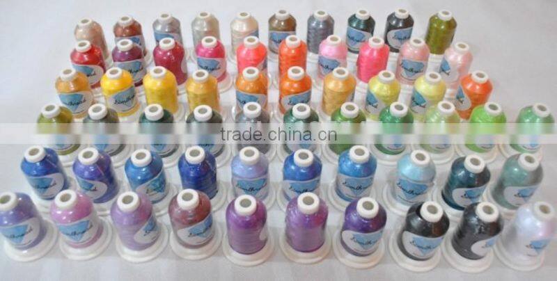 100 Polyester Embroidery Thread mini cone embroidery thread