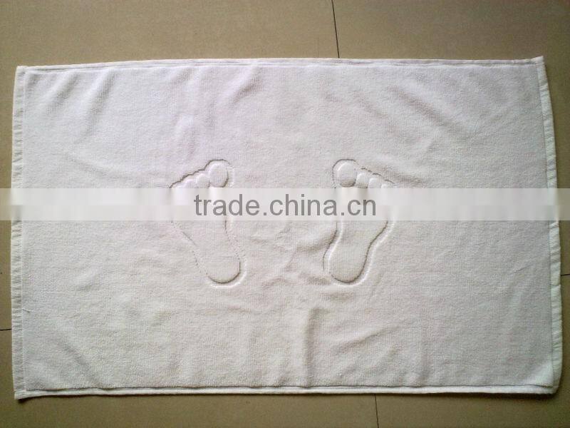 100% Cotton Hotel Jacquard Bath Mat