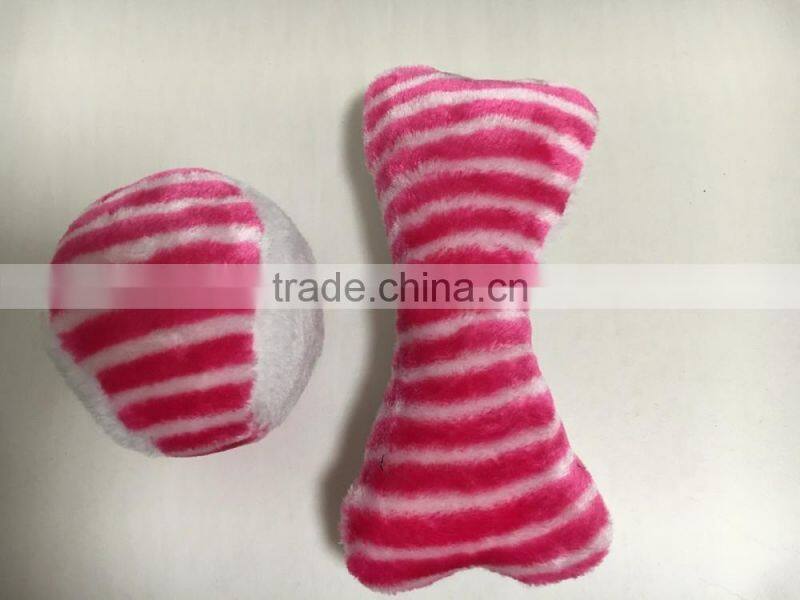 Christmas Santa Squeaky Plush Dog Toy