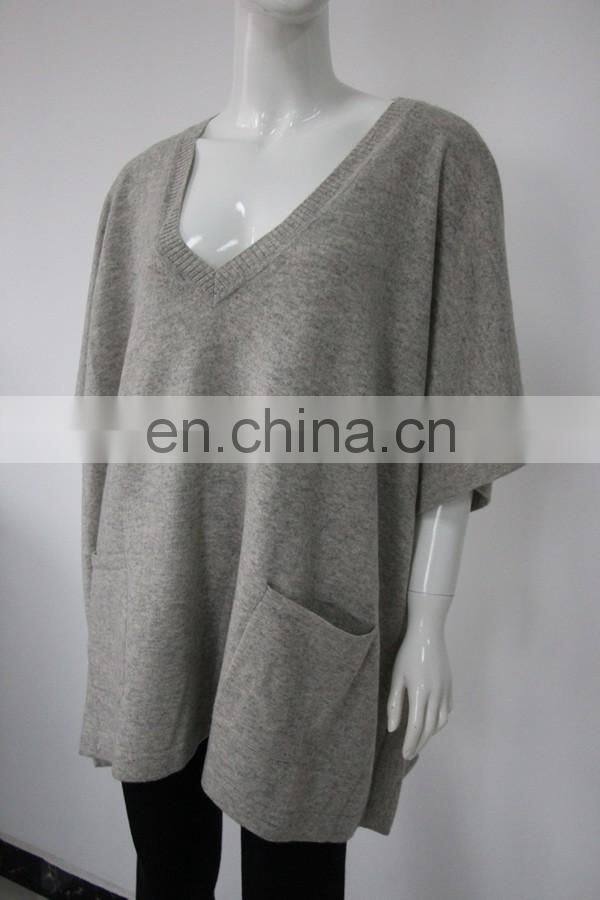 Popular Style cashmere t-shirt for women