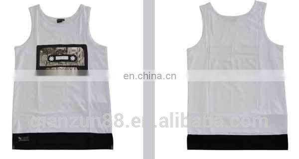 Wholesale Plain 95% Cotton 5% Spandex Tank Top
