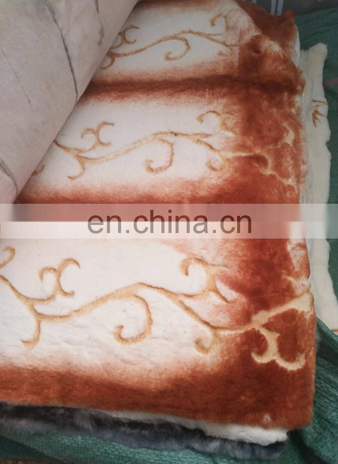 design real rex rabbit fur skin pelts plate