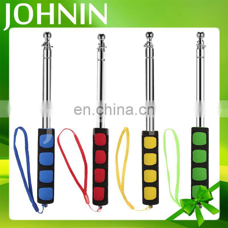 Wholesale Extendable 2M Stainless Durable Handheld Portable Tour Guide Flag Pole