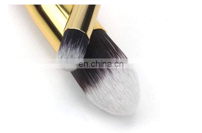 Hot selling wholesale 10 makeup brush set ten make-up brush kit colour makeup tools 5 big m 5 small brush