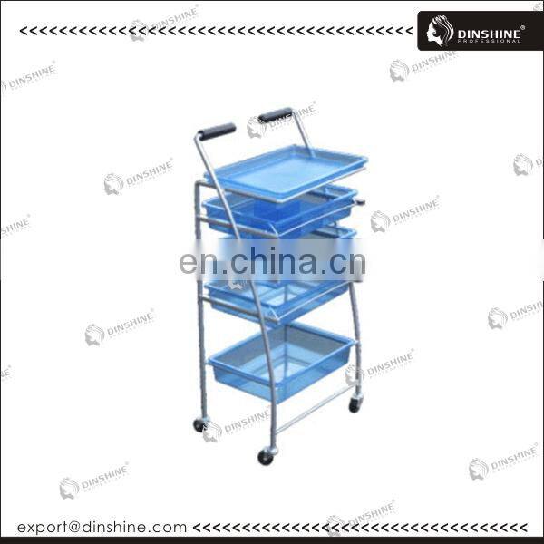 china factory directly wholesale adjustable beauty cheap hair salon drawer trolley cart