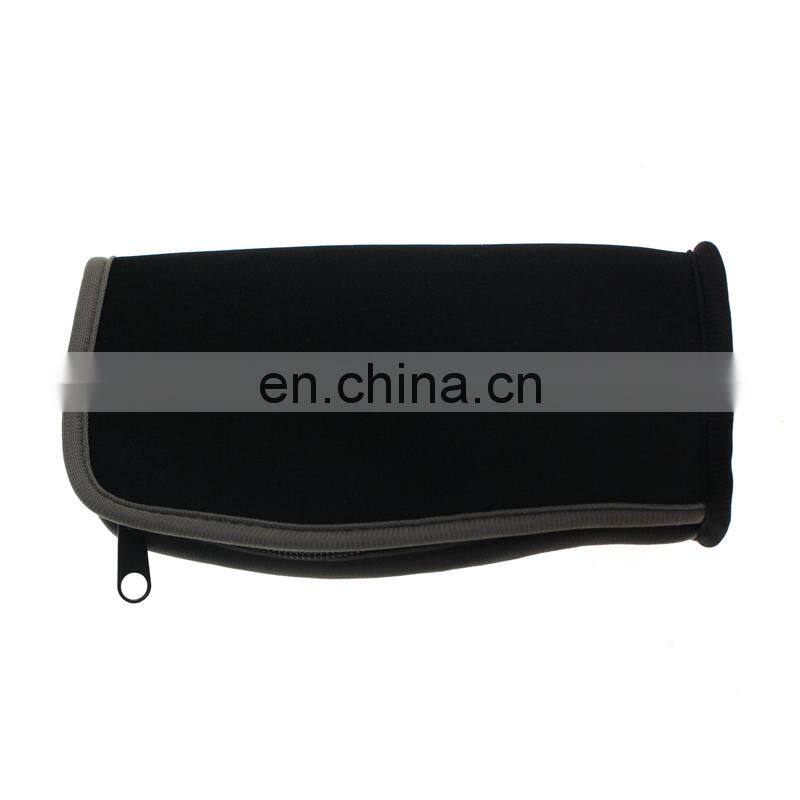 custom label stitched zipper opening neoprene can cooler bag