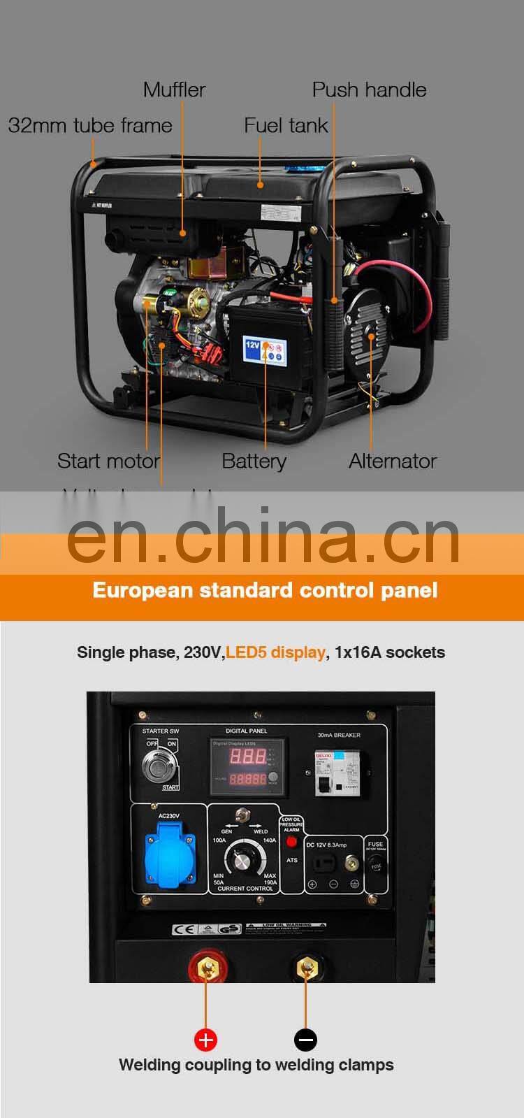 Portable diesel welding generator price