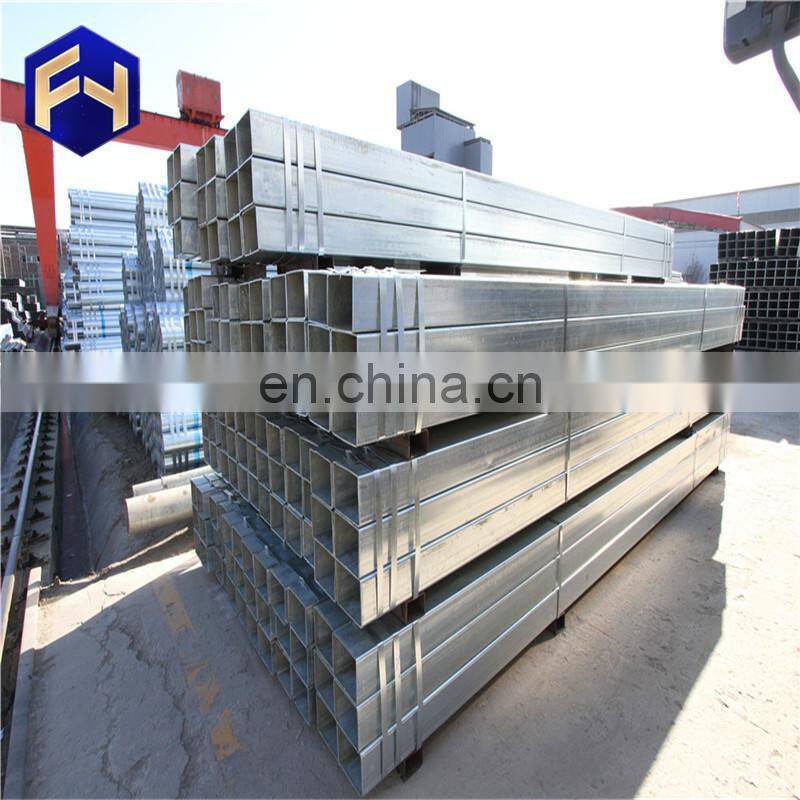 FACO Steel Group ! galvanised/gi astm a500 gr.c galvanized square steel pipe made in China