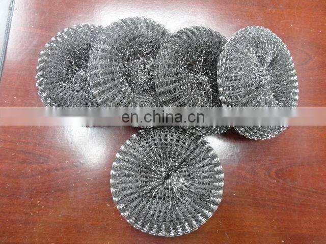 Kitchen pot gavernized heavy duty stainless steel mesh scourer
