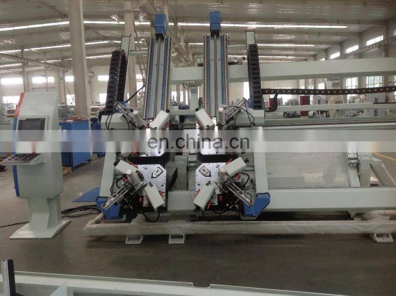 CNC Aluminium window corner forming machine window making four head corner crimping machine