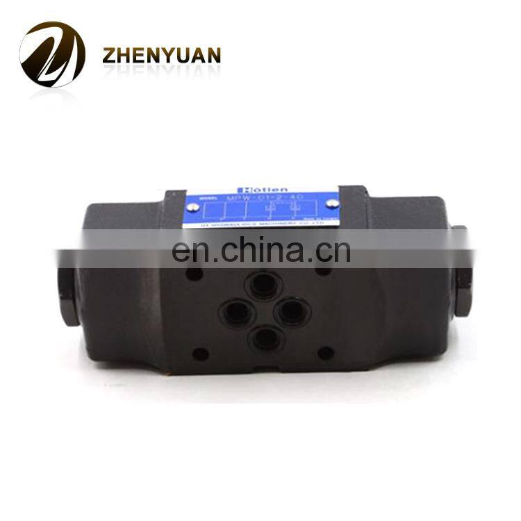Superimposed hydraulic control check valve MPW/MPA/MPB-01-2/4-40 Plunger Manual control valve