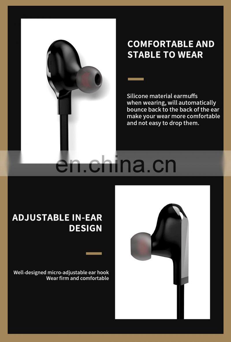 2019 Popular Amazon Mini Bluetooth In Ear Headphone Sport Wireless Headset with Magnetic Storage