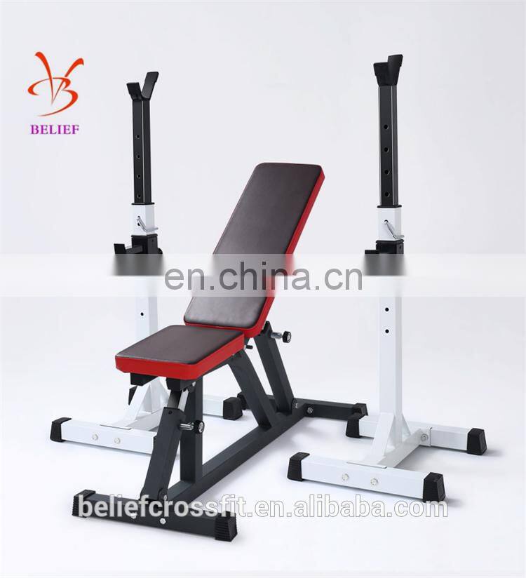 Multi-function Gym Fitness Equipment Adjustable Squat Rack Stand