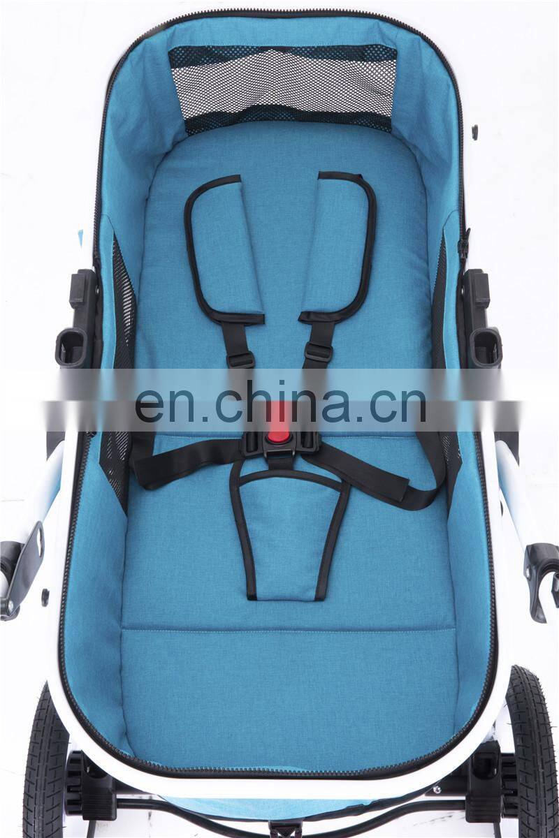 High view aluminum baby stroller/baby strollers 3 in one/baby stroller pram