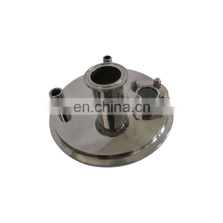High Polish Mirror Finish Hemispherical Tri-Clamp End Lid