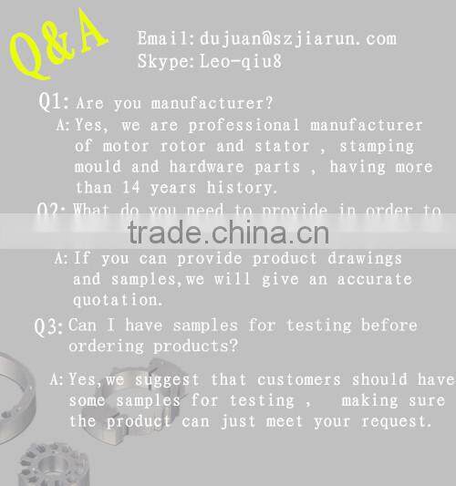 metal stamping alternator stator die with coordinate measuring insturment