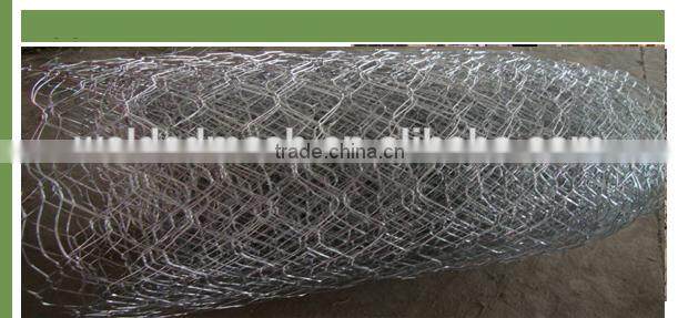 PVC coated galvanized hexagonal 1X1X1 gabion mesh box
