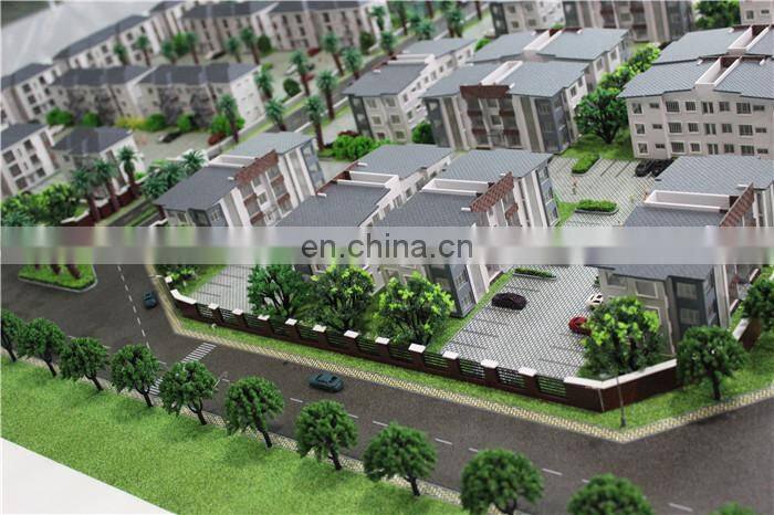 Miniature model for villa building plan with figures/perfect led lighting,scale model maker