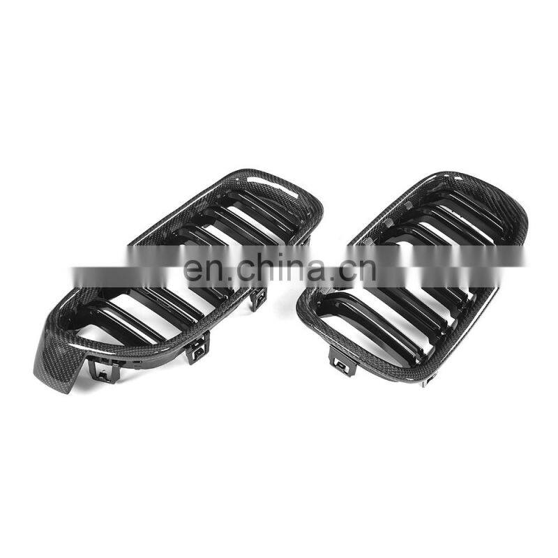 Glossy black grill for BMW M3 F30 carbon F35 2012-2016
