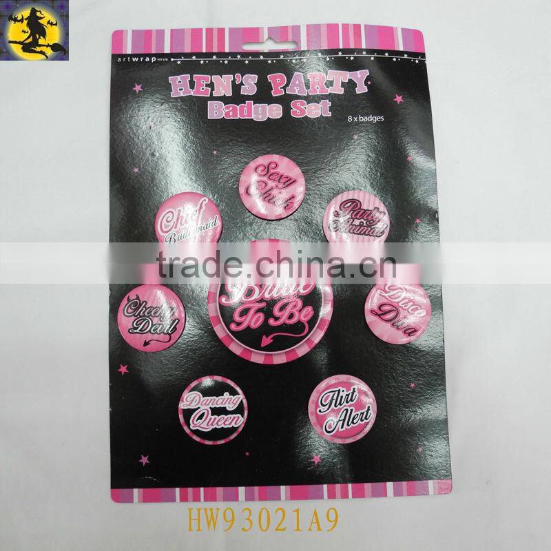 Hot Pink Birthday Badge Designed for Birthday Girl