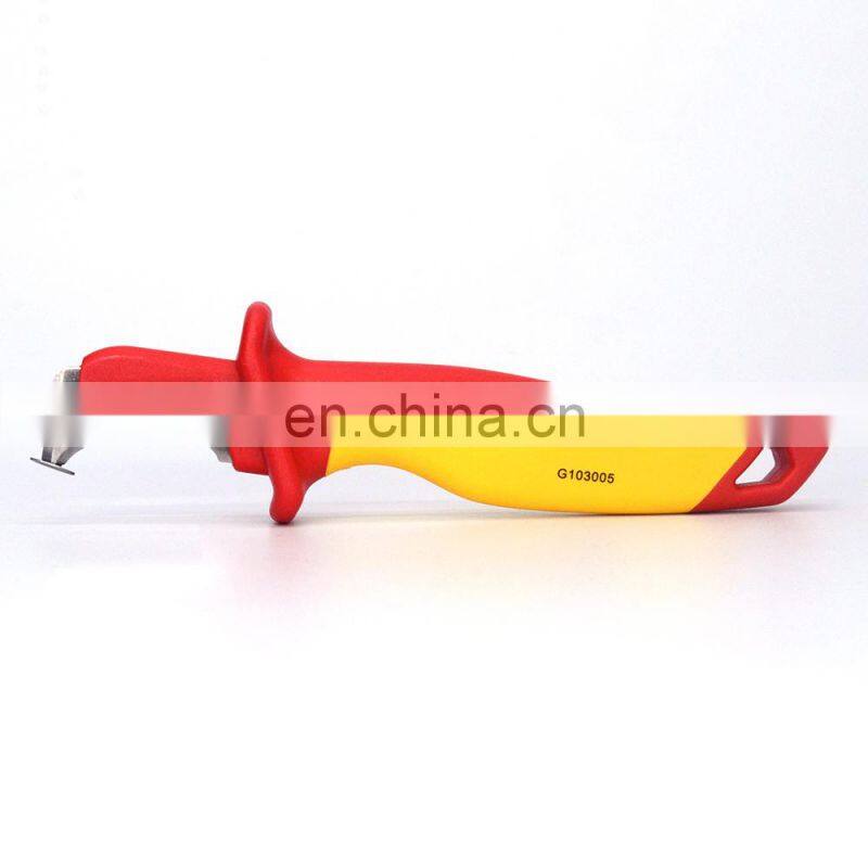 MT-8935 Stainless steel Professional Electrician Tools 1000V VDE Insulated Cable Knife