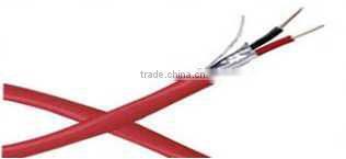 2 core red black 18awg cable fire alarm cable