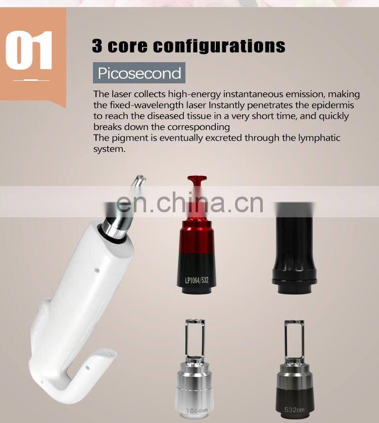 Portable 3 in 1 DPL IPL picosecond laser machine for pigment acne hair removal skin regeneration