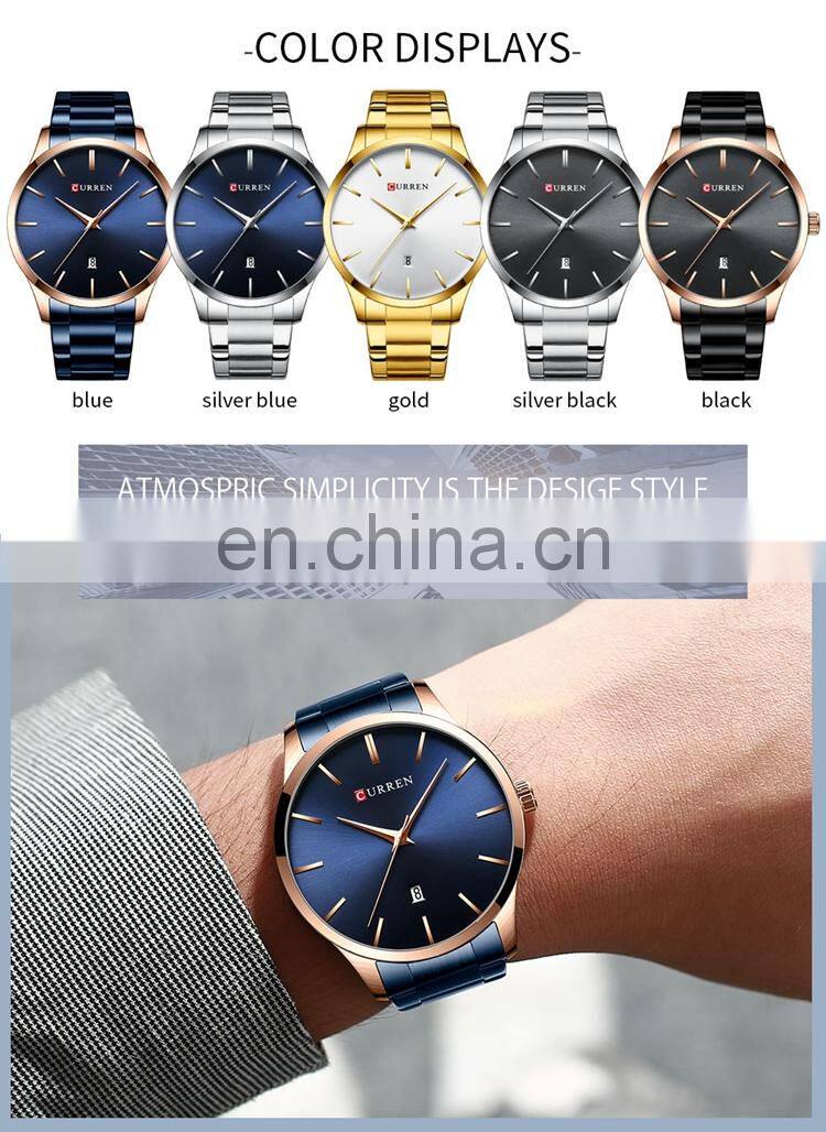 CURREN 8357 Charm Mens Watches Online Japanese Quartz Stainless Steel Strap Men Luxury Business Watches