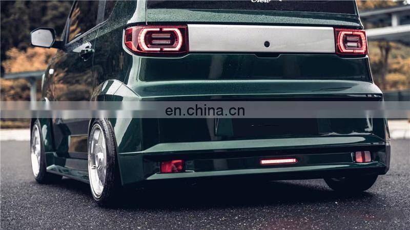 Runde Newest For Wuling Hongguang Mini Modified Robot Style Body kit Front Rear bumpers Hood Wheel Eyebrow Appearance