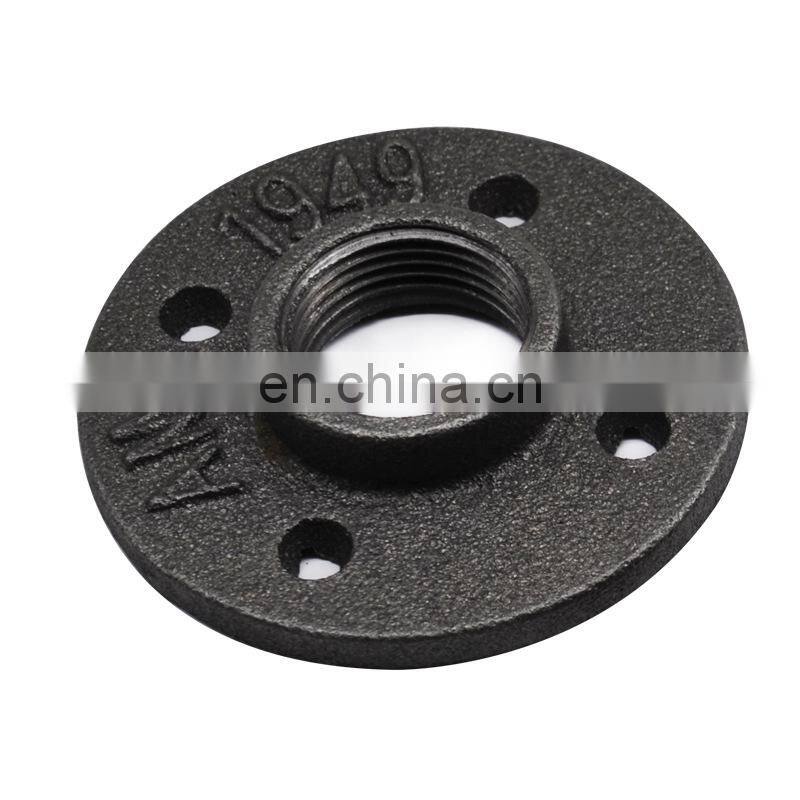 Custom Ductile Iron Floor Flange OEM Foundry Cast Grey Iron Parts