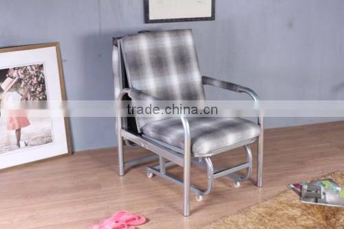 Hospital Extra Metal Folding Bed Chair