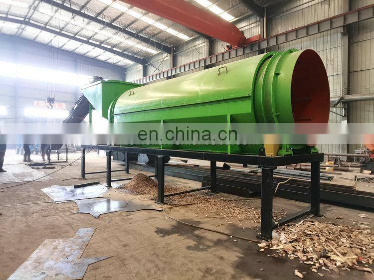 Environmental Stationary Wood Sawdust Firewood Screening Machine