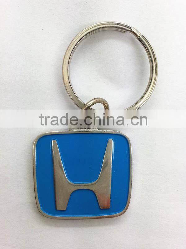 GV nickel number metal key chains 2014 soft enamel