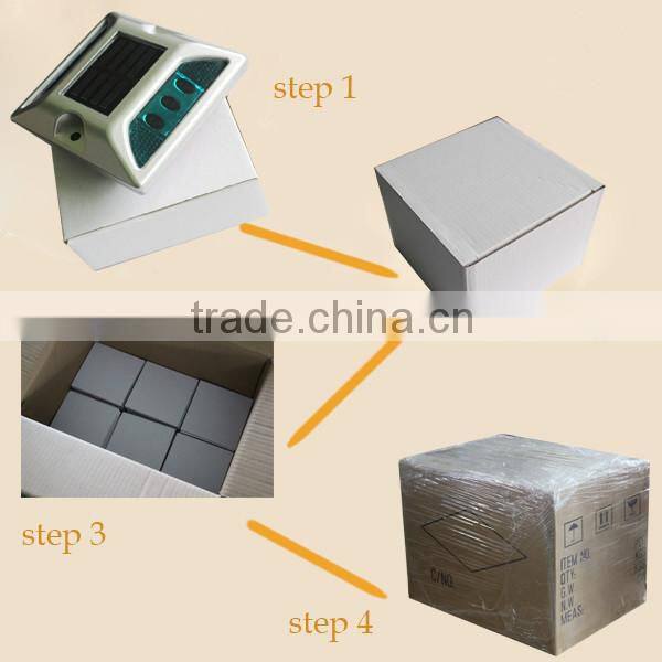 Manufactuer OEM solar powered Aluminum alloy road stud