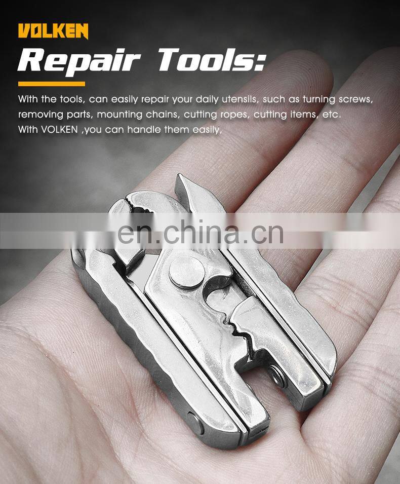 Outdoor Multifunctional Tools Stainless Steel Pliers EDC Combination Folding Pocket Tools Gift Customization