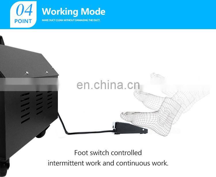 Easy to carry FS-1A-II flexible shaft air conditioning cleaning equipment air duct cleaning robot with rotating brush