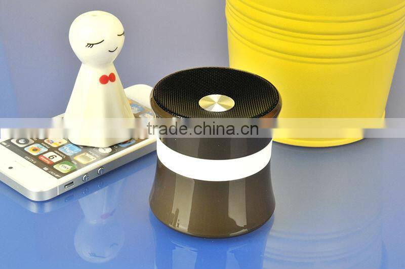 Promotion gift New products / mini Portable bluetooth Speaker / Wireless bluetooth Speaker with FM radio 2014 alibaba express